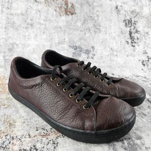 Birchbury Bramfords Barefoot Sneakers Mens 7 Brown Leather Lace Up
